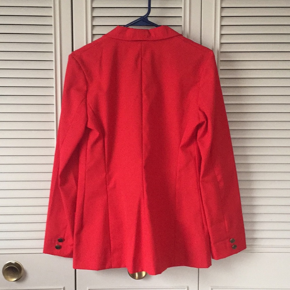 Red blazer jacket - Picture 7 of 7